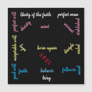 Poster-Triptychon-Leinwand-Puzzle Magnetkarte