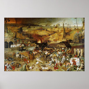 Poster Triumph des Todes Pieter Brueghel