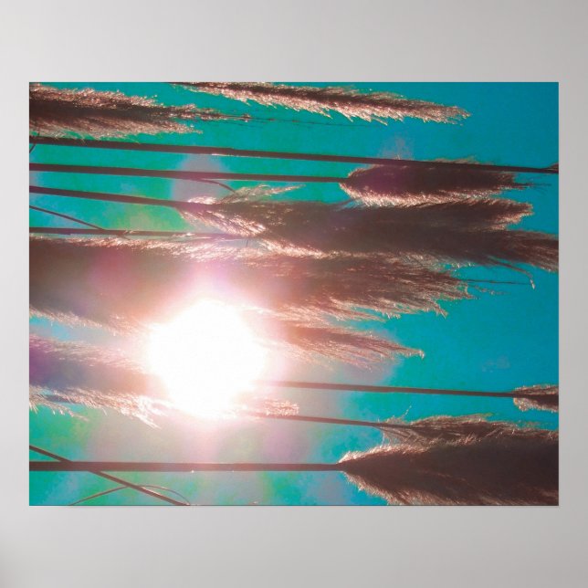 Poster "TurquoiseMidday" (Vorne)