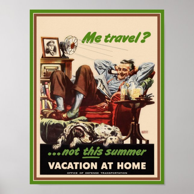 Poster: Urlaub auf Zuhause Poster (Vorne)