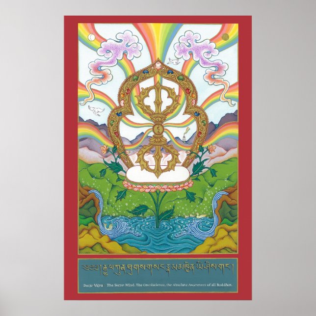 POSTER Vajra (Tib. Dorje) - ab 14,25 $ (Vorne)