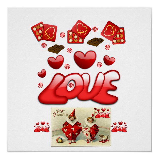 Poster Valentinstag (Vorderseite)