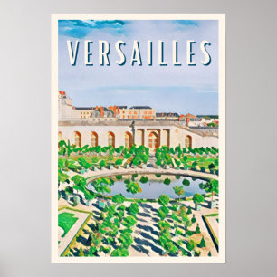 Poster Versailles Foto Vintage