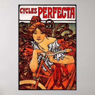 Poster Vintag Art Alfons Mucha 1902 Zyklen
