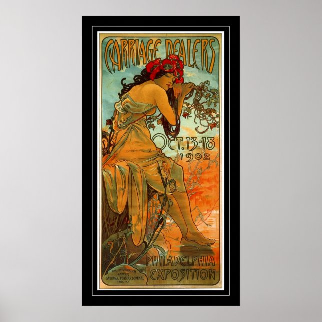 Poster Vintag Art Alphonse Mucha (Vorne)