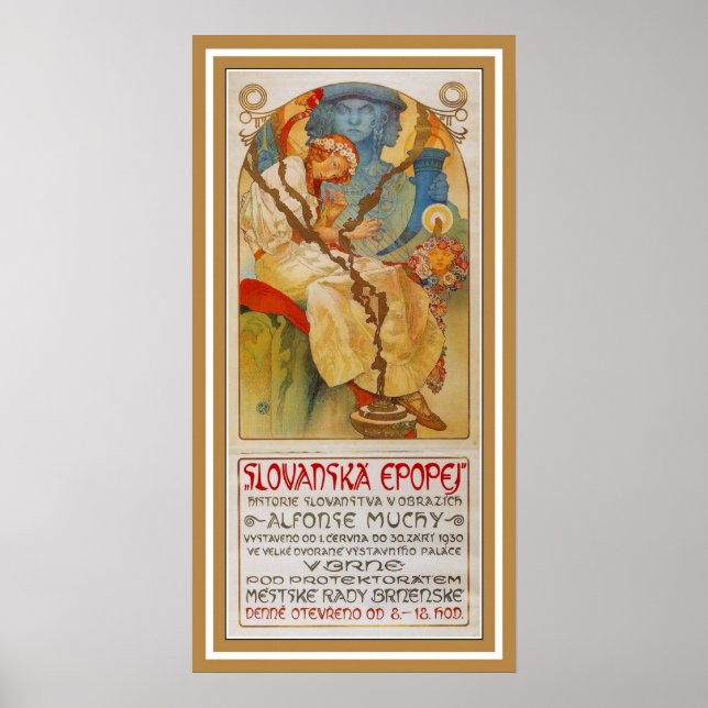 Poster Vintag Art Alphonse Mucha (Vorne)