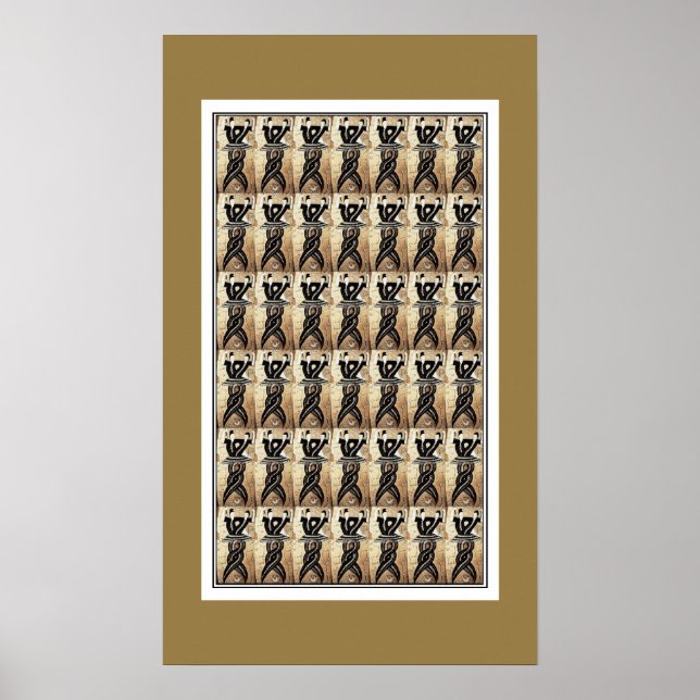 Poster Vintag Art Chinese Nuva_fuxi (Vorne)