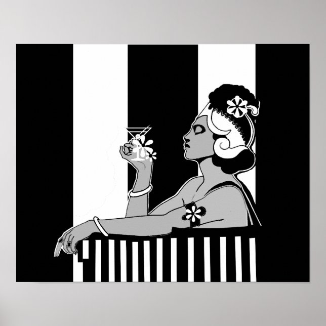 Poster Vintag Art Deco (Vorne)