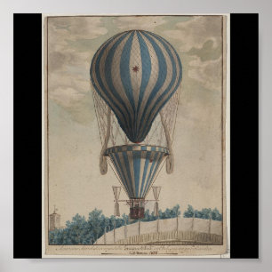Poster-Vintag Art-Hot Air Balloons 22 Poster