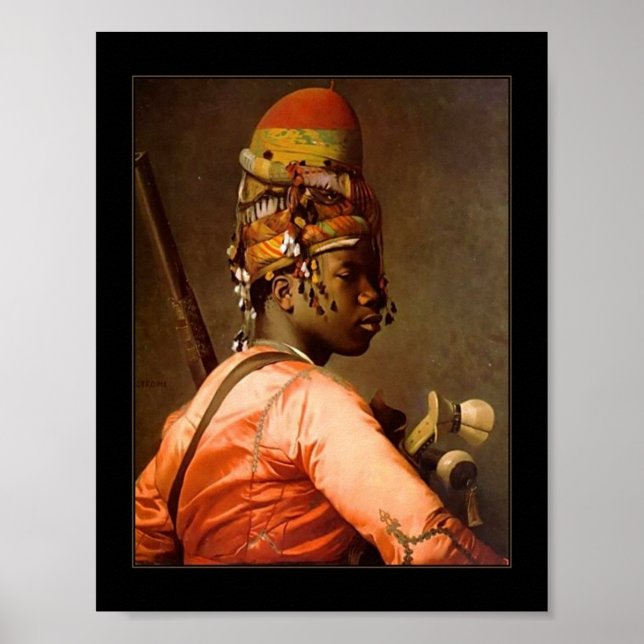 Poster Vintag Bashi Bazouk 1869 Jean-Léon Gérôme (Vorne)