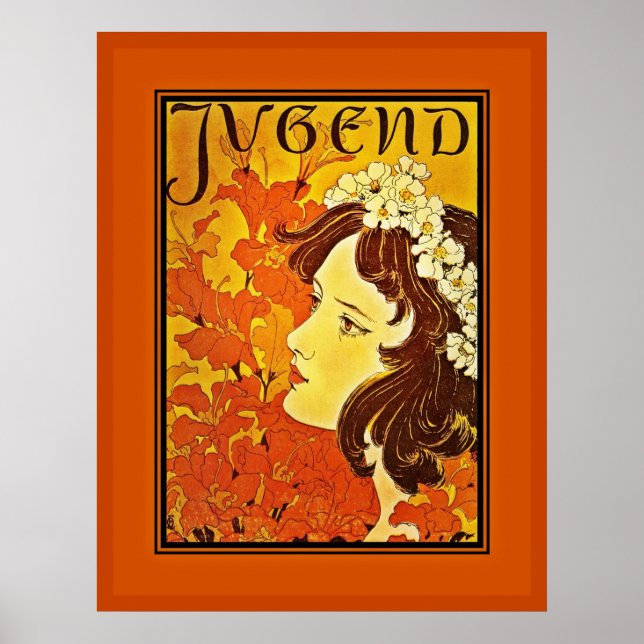 Poster Vintag Berühmte Künstler Deutschland Jugend (Vorne)