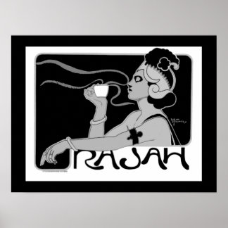 Poster Vintag Café Rajah 3