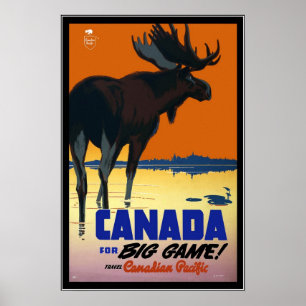 Poster Vintag Canada Travel