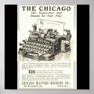 Poster-Vintag Chicago Art-The Chicago Poster