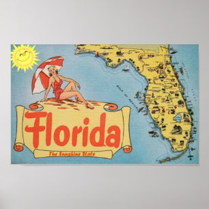 poster-Vintag Florida Poster