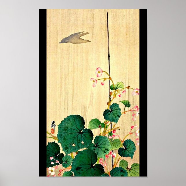 Poster-Vintag Japanisch Art-Ohara Koson 8 Poster (Vorne)