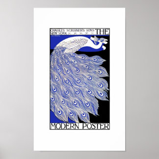 Poster Vintag Peacock Das moderne Poster