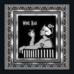 Poster Vintag Wine Bar Art Deco<br><div class="desc">Poster Vintag Wine Bar Art Deco</div>