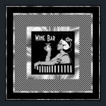 Poster Vintag Wine Bar Art Deco<br><div class="desc">Poster Vintag Wine Bar Art Deco</div>