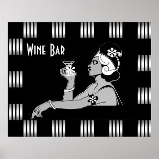 Poster Vintag Wine tasting in der Fattoria Moncucc