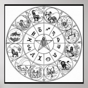 Poster-Vintage Astrologie/Divination-3 Poster