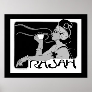 Poster Vintage Café Rajah 3