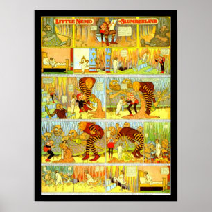 Poster-Vintage Comic-Little Nemo 10 Poster