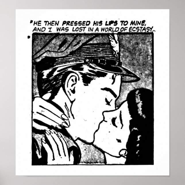 Poster-Vintage Comicen-Traum der Liebe 2 Poster (Vorne)