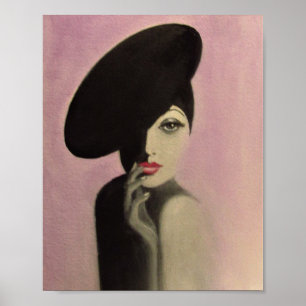 Poster Vintage Gelassenheit/ Plakat