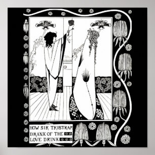 Poster-Vintage Illustration-Aubrey Beardsley 10 Poster