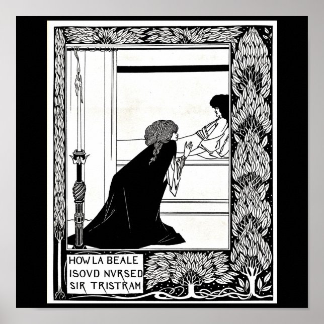 Poster-Vintage Illustration-Aubrey Beardsley 21 Poster (Vorne)