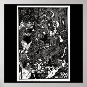 Poster-Vintage-Illustration-Aubrey Beardsley 30 Poster