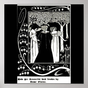Poster-Vintage Illustration-Aubrey Beardsley 5 Poster