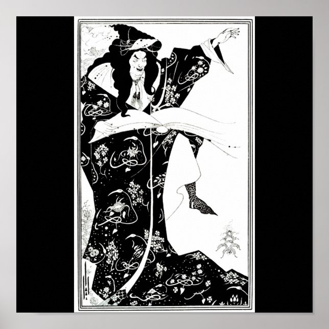 Poster-Vintage Illustration-Aubrey Beardsley 7 Poster (Vorne)