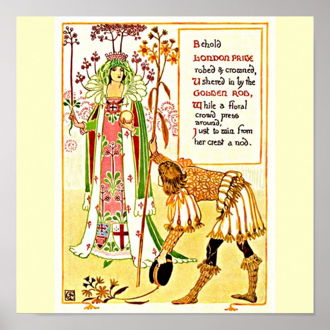 Poster-Vintage Illustration-Walter Crane 11 Poster (Vorne)