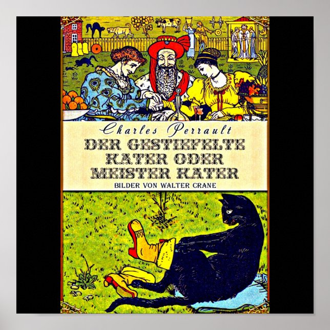 Poster-Vintage Illustration-Walter Crane 1 Poster (Vorne)