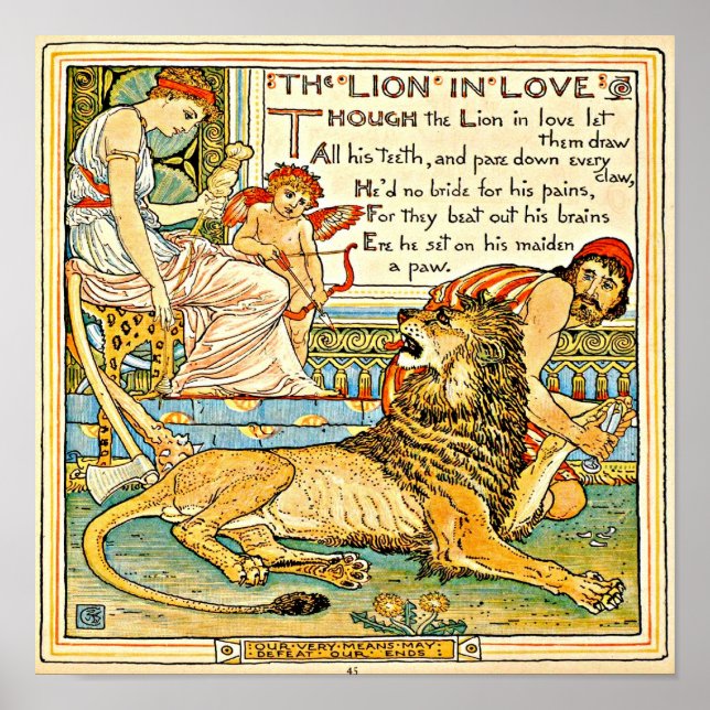 Poster-Vintage Illustration-Walter Crane 22 Poster (Vorne)
