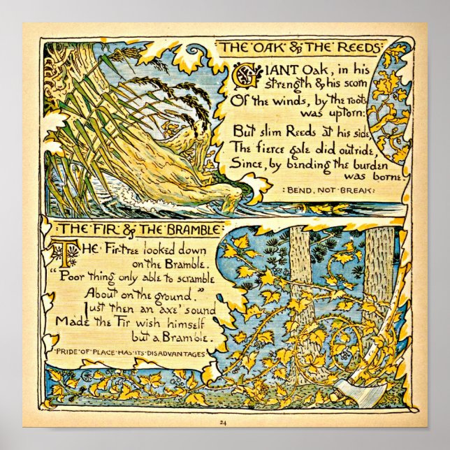 Poster-Vintage Illustration-Walter Crane 24 Poster (Vorne)