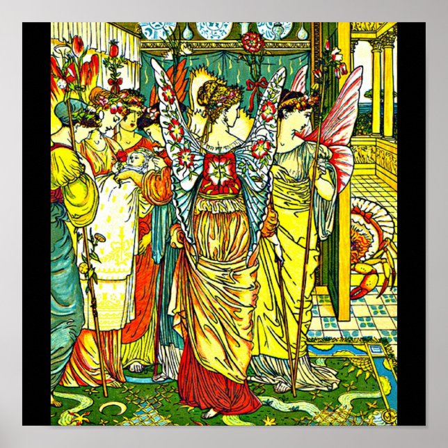 Poster-Vintage Illustration-Walter Crane 53 Poster (Vorne)