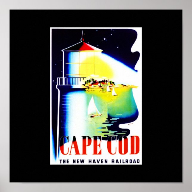 Poster Vintage Travel-Cape Cod (Vorne)