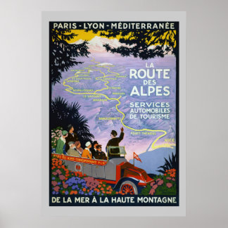 Poster - Vintage Travel La Lanchetta
