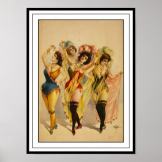 Poster Vintages Theater Tanz Giro del Malcantone