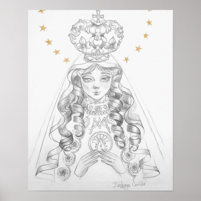 Póster Virgen del Valle, Rocio Milagroso Poster (Vorne)