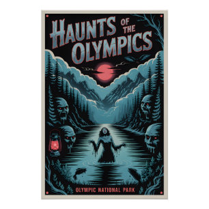 Poster vom heimgesuchten Olympic National Park