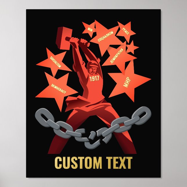 Poster vom Oktober 1917 (Vorderseite)