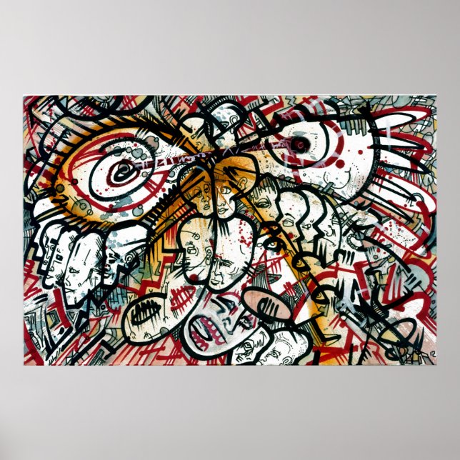 Poster "Von Außerirdischen entführt" (Vorne)