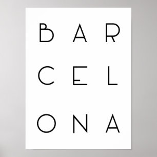 Poster von Barcelona