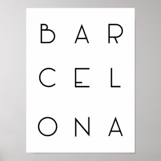 Poster von Barcelona