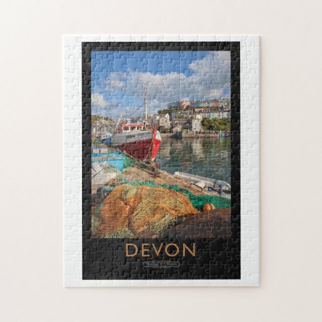 Poster von Devon Railway Puzzle (Vertikal)