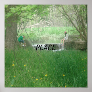 Poster von einigen jungen Teenagern angeln